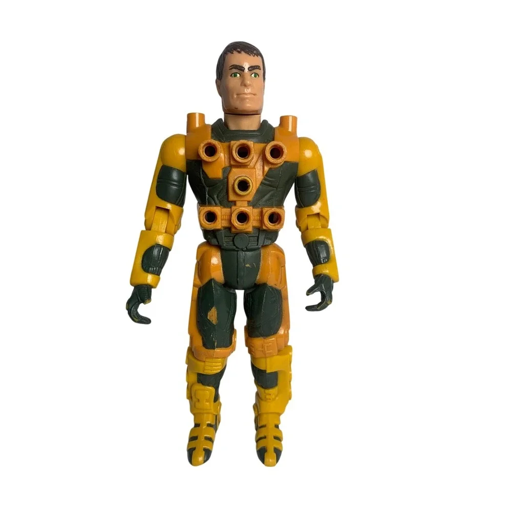 Vintage 1986 Kenner Centurions Ace McCloud Action Figure Yellow Green Retro‎